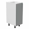 en solde Meuble De Cuisine ASPAS 1 Porte Droite Blanc/gris Laqué 8
