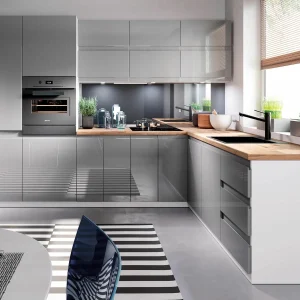 Nouvelle tendance Meuble De Cuisine ASPAS 3 Tiroirs 60 Cm Blanc/gris Laqué 9