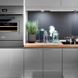 Nouvelle tendance Meuble De Cuisine ASPAS 3 Tiroirs 60 Cm Blanc/gris Laqué 11