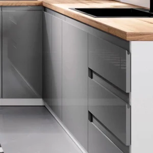 Nouvelle tendance Meuble De Cuisine ASPAS 3 Tiroirs 60 Cm Blanc/gris Laqué 13