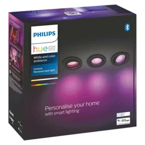 Philips Hue White Col. Amb. Centura Spot 3 Flg. Noir – LED prix pas cher 9